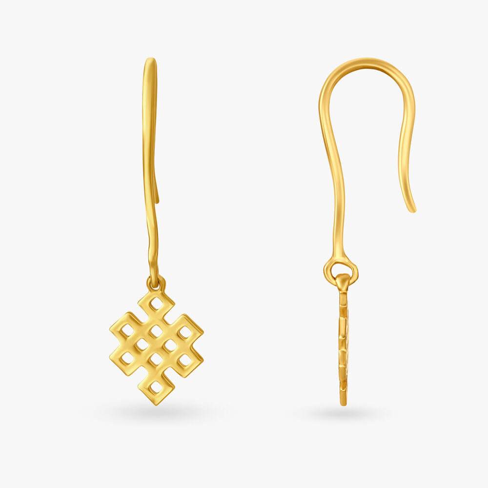 Buy Gold Diamond Earrings for Kids Tanishq Online Store