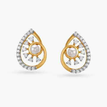 Darling Diamond Stud Earrings