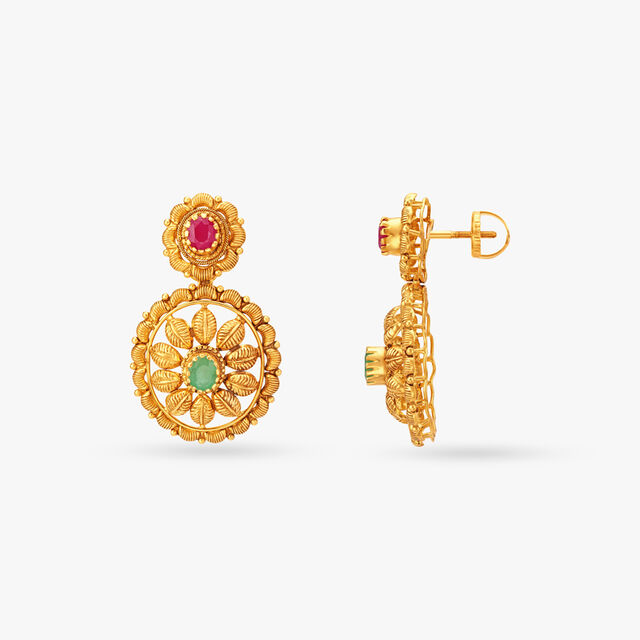 Extraordinary Gold Drop Earrings,,hi-res image number null