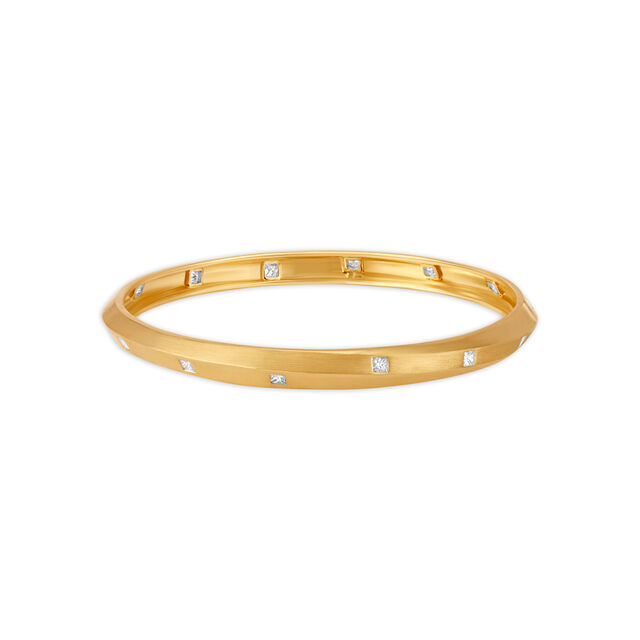 Classic Gold and Diamond Kada for Men,,hi-res image number null