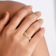 18KT Yellow Gold Blossom Ring,,hi-res image number null