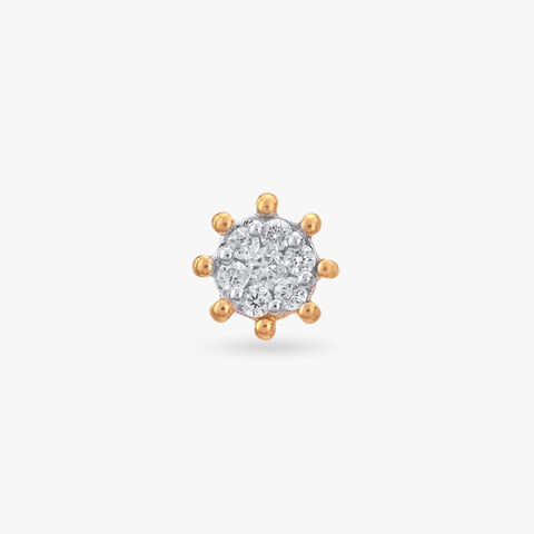 Daisy Sparkle Diamond Nose Pin