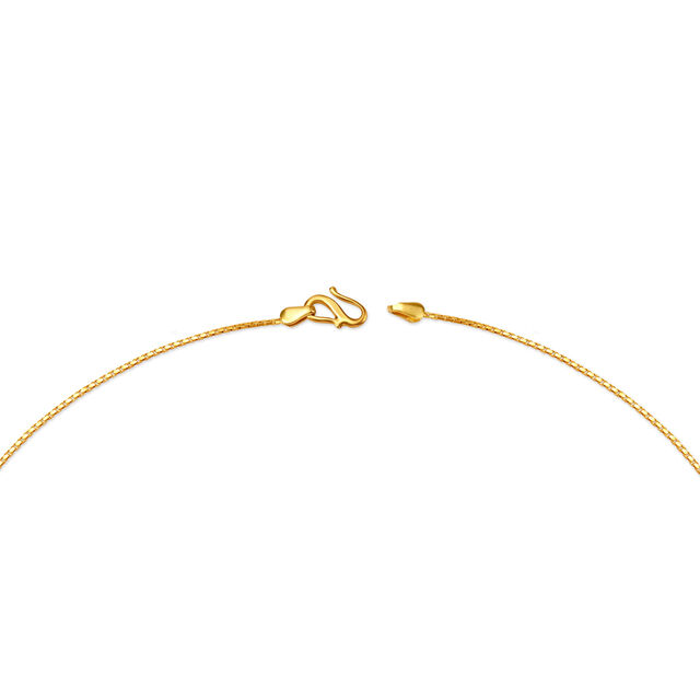 Tasselled Gold Pendant with Chain,,hi-res image number null