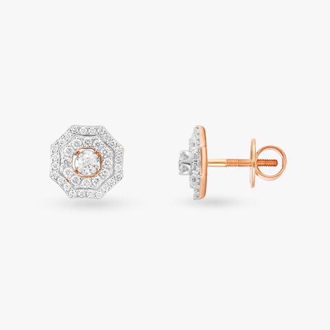 Opulent Diamond Stud Earrings