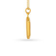 Lord Ganesh Engraved Gold Pendant,,hi-res image number null