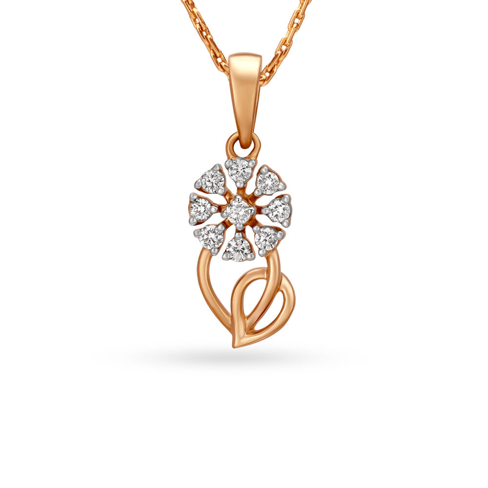 Solitaire pendant tanishq on sale
