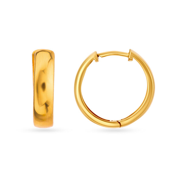 Minimalist Bali Style Hoop Earrings