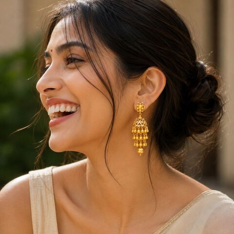 Floral Classic Jhumkas