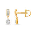 Ravishing Teardrop Diamond Drop Earrings for Kids,,hi-res image number null
