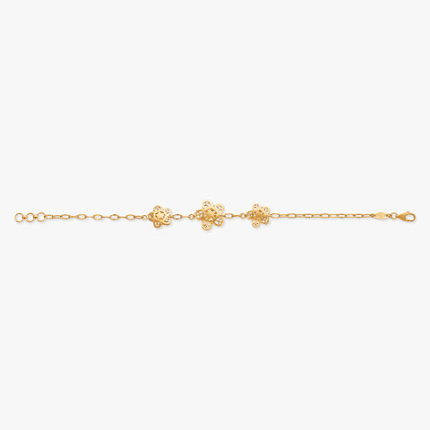 Bloom Circuit Gold Bracelet