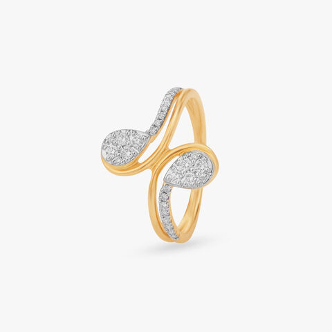 Fluid Orbit Diamond Ring