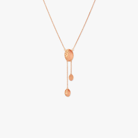 Floating Harmony Gold Pendant with Chain