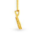 Contemporary Gold Pendant Earrings Set,,hi-res image number null