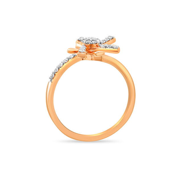 14 KT Rose Gold Sharp Floral Ring,,hi-res image number null