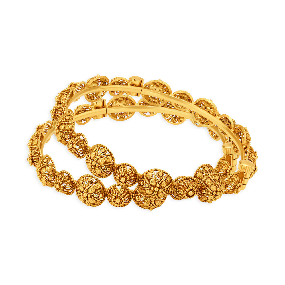 Tanishq online antique bangles
