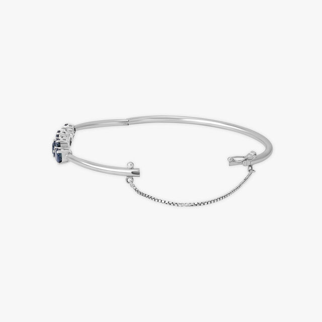 Enchanting Sapphire and Diamonds Bangle,,hi-res image number null