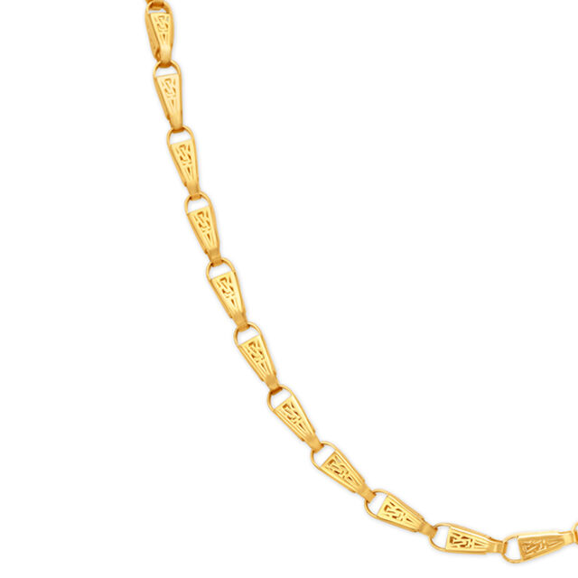 Geometric Men's Gold Chain