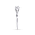 Scintillating 18 Karat White Gold And Diamond Finger Ring,,hi-res image number null