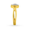 Floral Seven Stone Diamond Finger Ring,,hi-res image number null