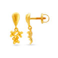 Charming Teardrop Gold Earrings,,hi-res image number null