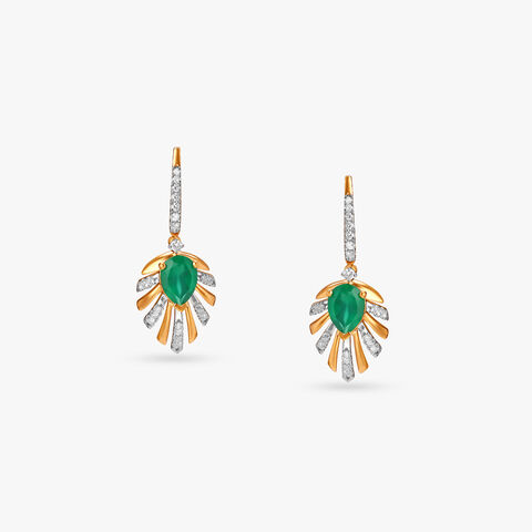 Eternal Rays Diamond Drop Earrings