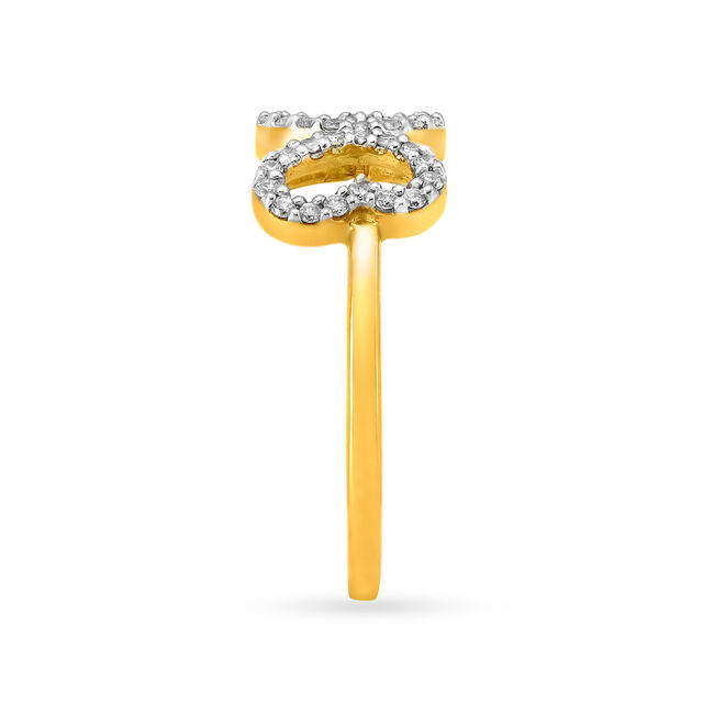 Dainty Butterfly Diamond Ring,,hi-res image number null