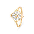 Diamond Shaped Floral Finger Ring,,hi-res image number null