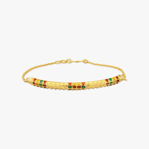 Mosaic Glow Gold Bracelet