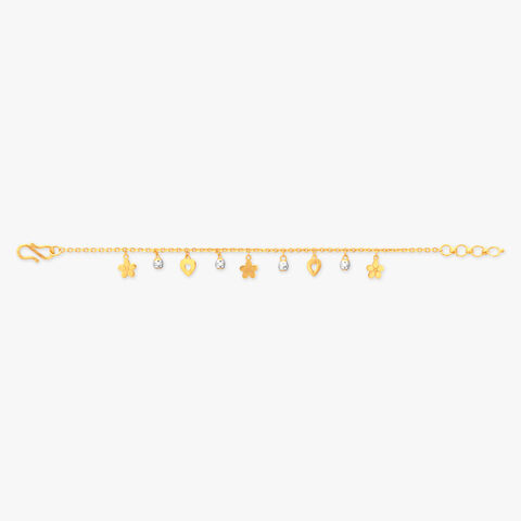 Twinkling Garden Gold Bracelet for Kids