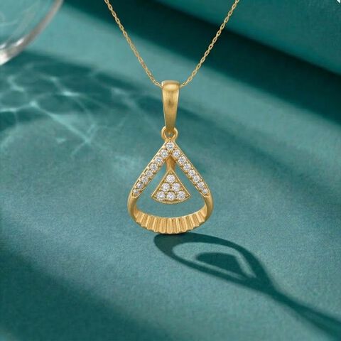 Prism Arc Diamond Pendant