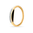 14 KT Yellow Gold Glamorous Diamond Bangle,,hi-res image number null