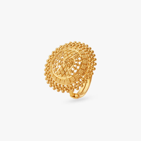 Aura Filigree Gold Ring