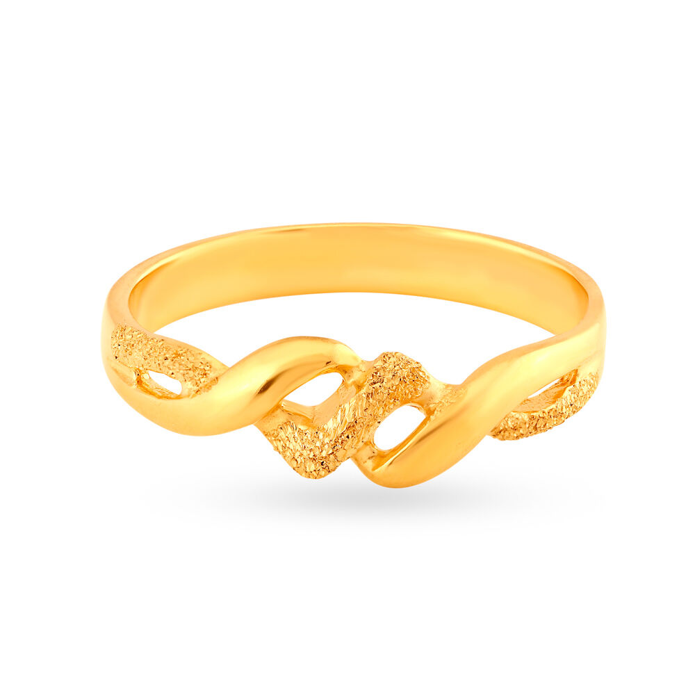 Infinity ring outlet gold tanishq