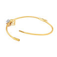 14KT Yellow-White-Rose Gold Bangle,,hi-res image number null