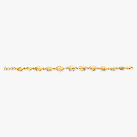 Leafy Trails Gold Bracelet