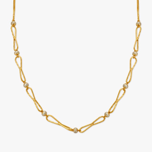 Delicate Loop and Bead Chain,,hi-res image number null