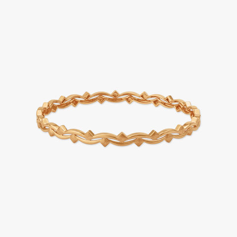 Twisted Grace Gold Bangles