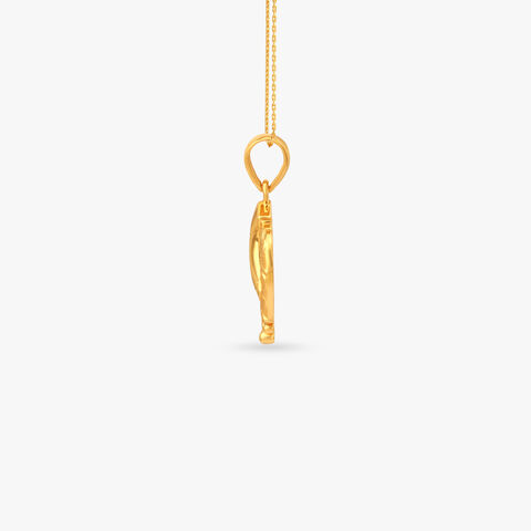 Eternal Khanda Gold Pendant for Men