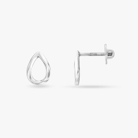 Platinum Purity Stud Earrings