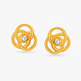Luminous Floral Stud Earrings,,hi-res image number null