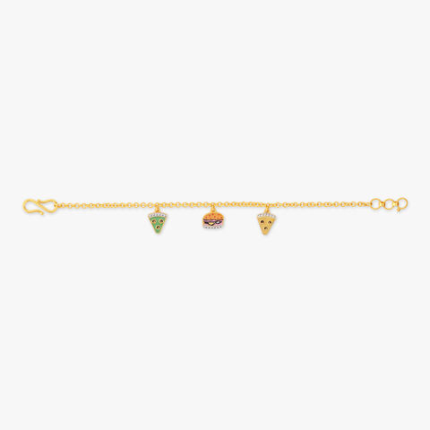 Little Foodie Gold Bracelet for Kids