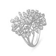 Brilliant Cocktail Look White Gold and Diamond Ring,,hi-res image number null