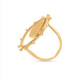 18 KT Yellow Gold Coin Orbit Ring,,hi-res image number null