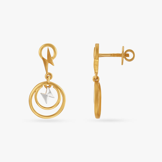 Contemporary Thunder Drop Earrings,,hi-res image number null
