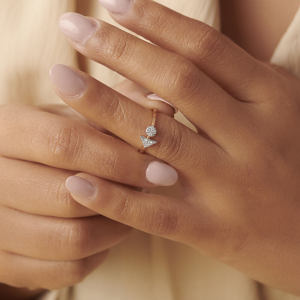 Stop Play Diamond Ring