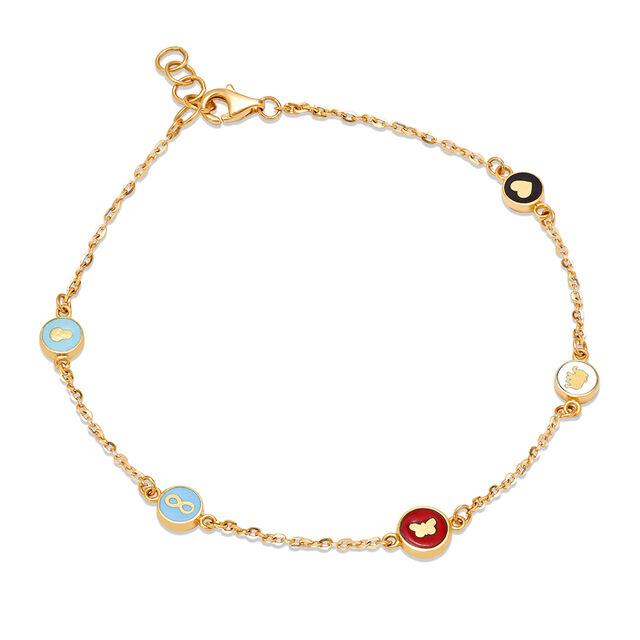18KT Yellow Gold Aurora's Whispers Bracelet,,hi-res image number null