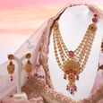 Royalty Floral Necklace Set,,hi-res image number null