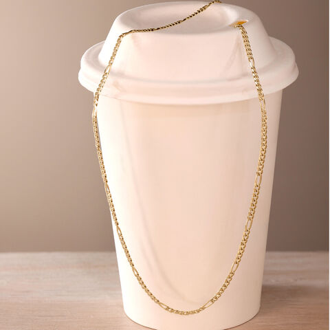 Classic Figaro Link Gold Chain