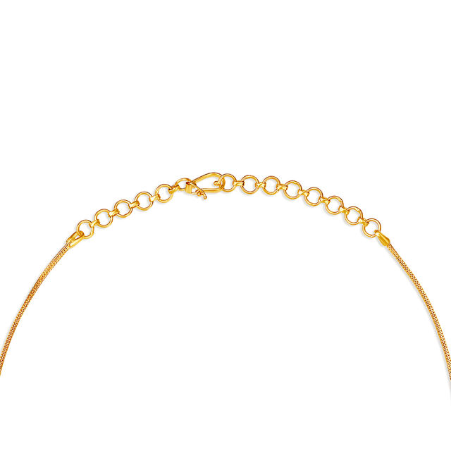 Glimmering Yellow Gold Teardrop Necklace and Earrings Set,,hi-res image number null