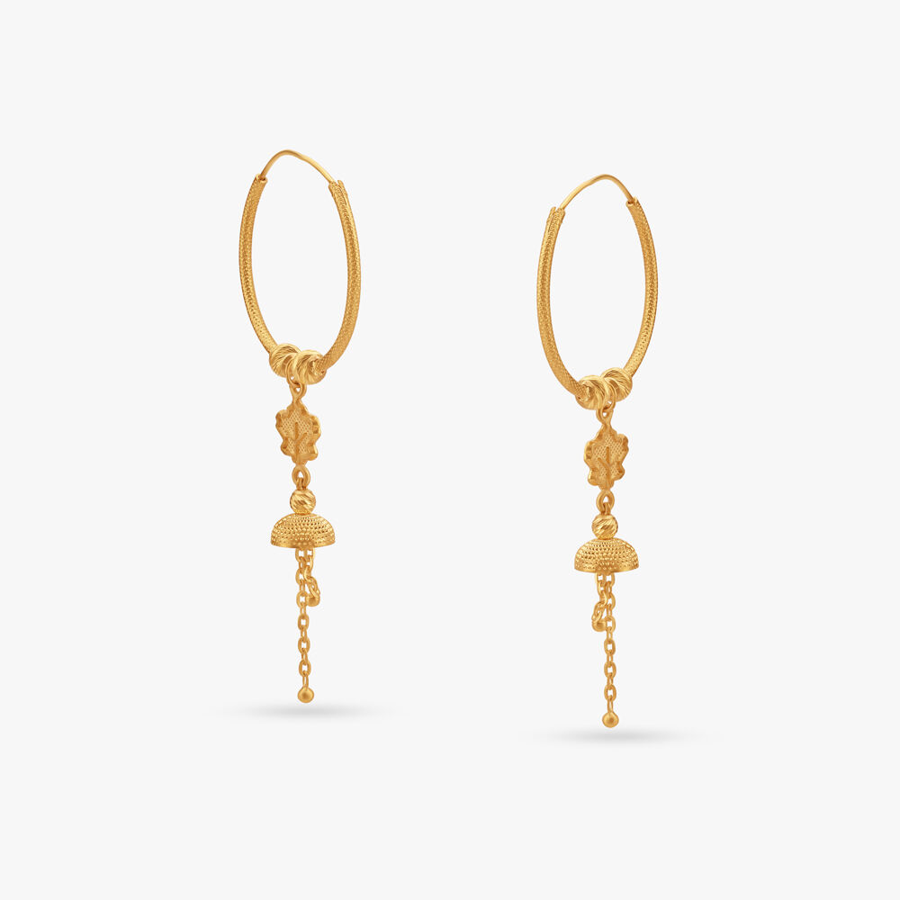 Tanishq top earrings bali
